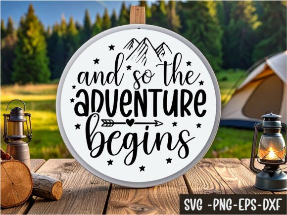 And so the Adventure Begins Svg: Graphics for Crafts