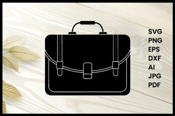 Business Briefcase Vector Illustration for Crafts & Graphics