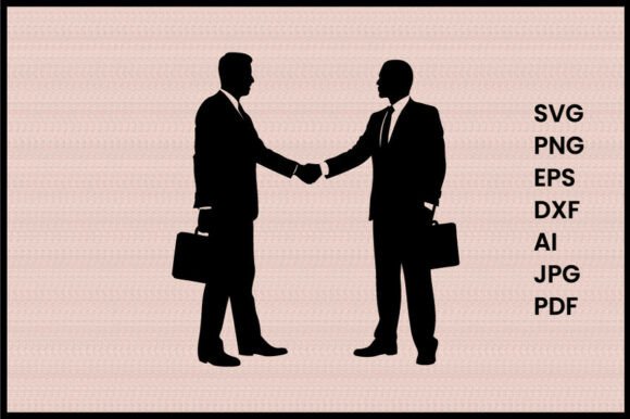 Business Deal Closing Illustration Silho Graphics