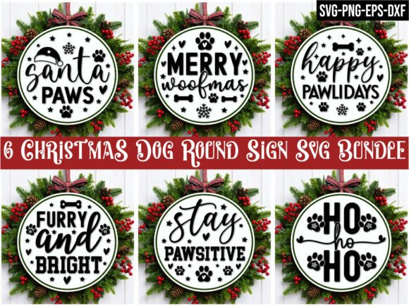 Christmas Dog Graphics for Crafts & Design