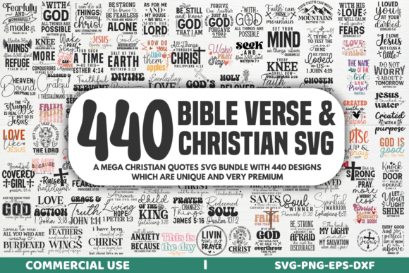Mega Christian SVG Bundle: Crafts & Graphics