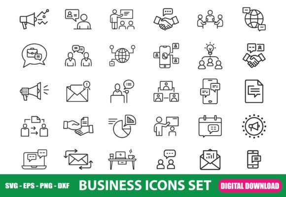 Review: Business Icons Set for Presentations