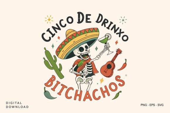 Review: Cinco De Drinko Bitchachos SVG for Embroidery