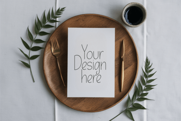 Reviewing 5x7 Greetings Cards Mockup 4 Freebies Graphics