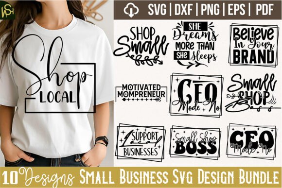 Small Business SVG Bundle: Graphics for Crafts